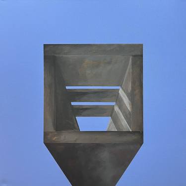 Original Abstract Architecture Paintings by Meinolf Jan Holland