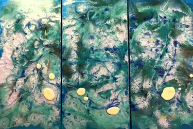 Original Fine Art Abstract Paintings by Tristina Dietz Elmes