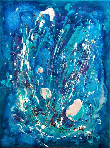 Original Fine Art Abstract Paintings by Tristina Dietz Elmes