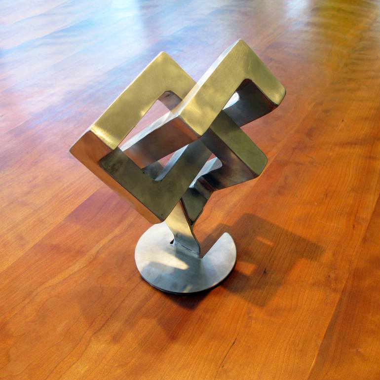Original Modern Geometric Sculpture by Kevin Caron