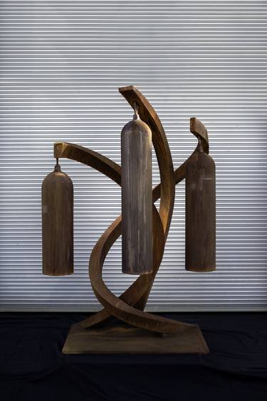 Original Fine Art Abstract Sculpture by Kevin Caron