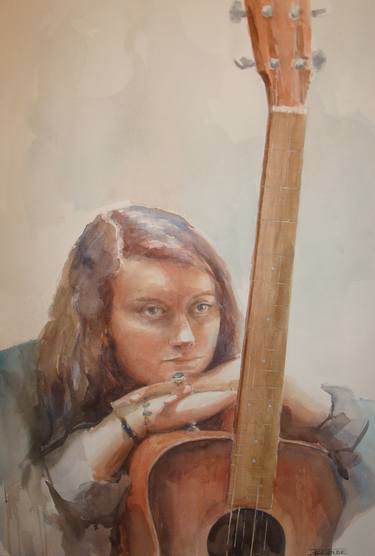 Original Figurative Music Paintings by Thierry Seurre
