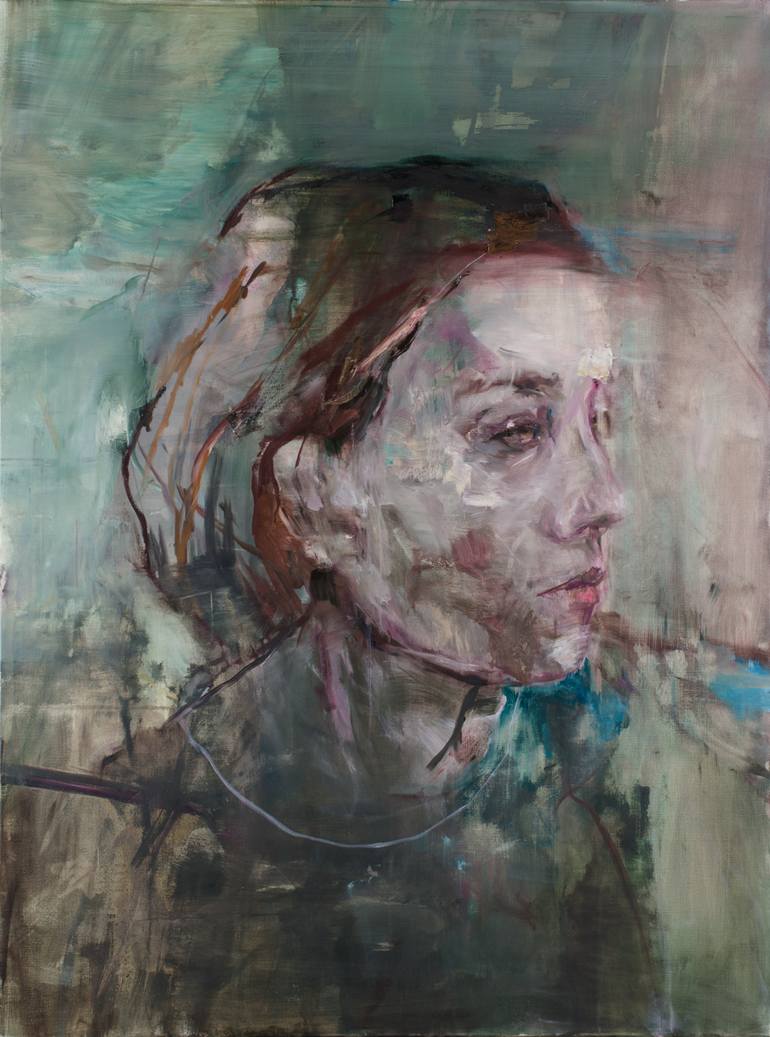 Portrait of Ed Painting by Edwige Fouvry | Saatchi Art