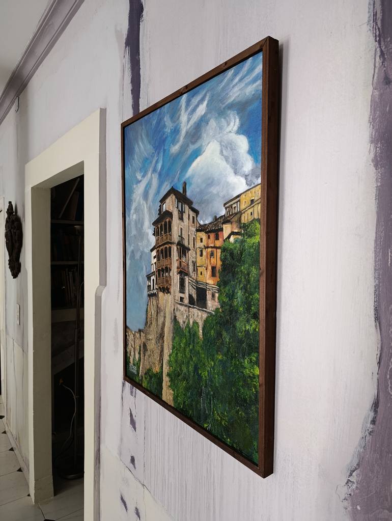 Original Figurative Architecture Painting by Antonio Fellini