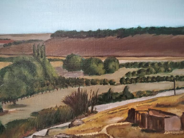 Original Figurative Landscape Painting by Antonio Fellini