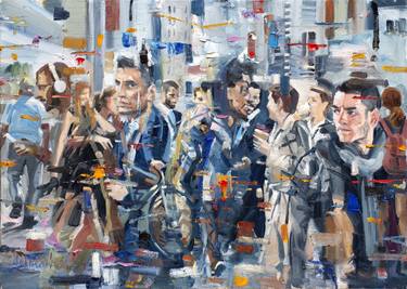 Original People Paintings by Carlo Molinari