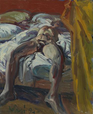 Original Impressionism Nude Paintings by Carlo Molinari