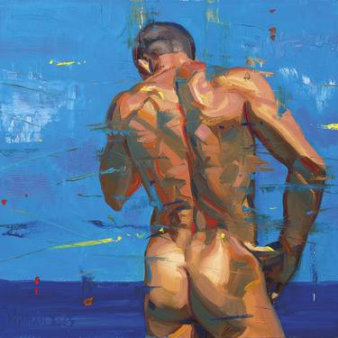 Original Nude Painting by Carlo Molinari