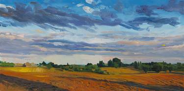 Original Impressionism Landscape Paintings by Carlo Molinari