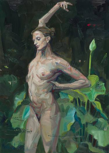 Original Nude Paintings by Carlo Molinari