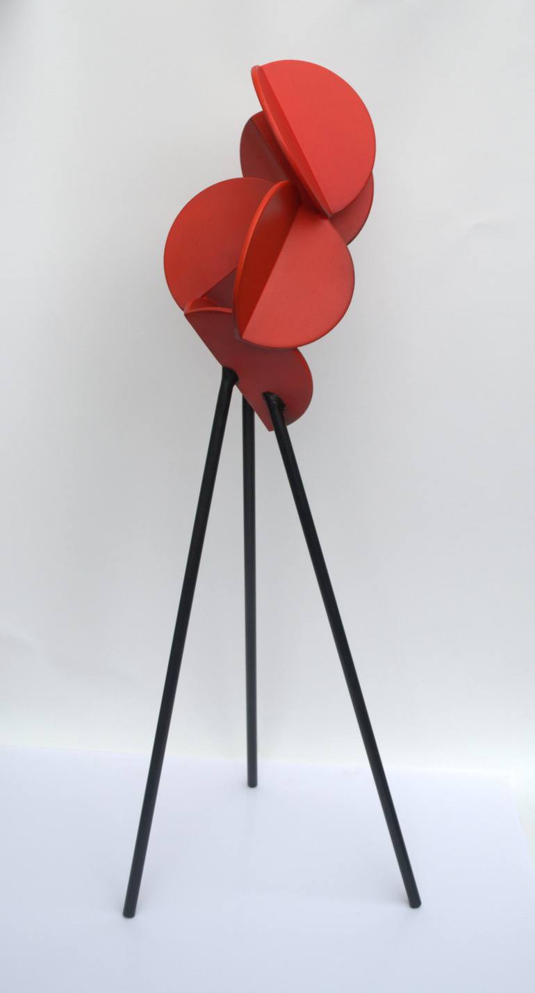 Original Abstract Floral Sculpture by Nick Moran