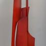 Sculpture created from 5mm steel plate with a painted finish.