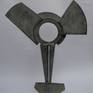 'Angel' is one of my semi abstract sculptures created from sheet steel, it has a galvanised etched finish.