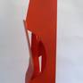 Sculpture from 6mm steel plate with a painted finish,
