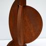'Hugo' is an abstract sculpture from 20mm steel plate with a rust finish.