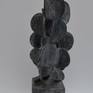 'Reunion' is an abstract steel sculpture with a galvanised etched finish.