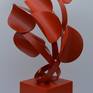 'Essence' is an abstract sculpture from steel with a painted finish.