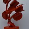 'Essence' is an abstract sculpture from steel with a painted finish.
