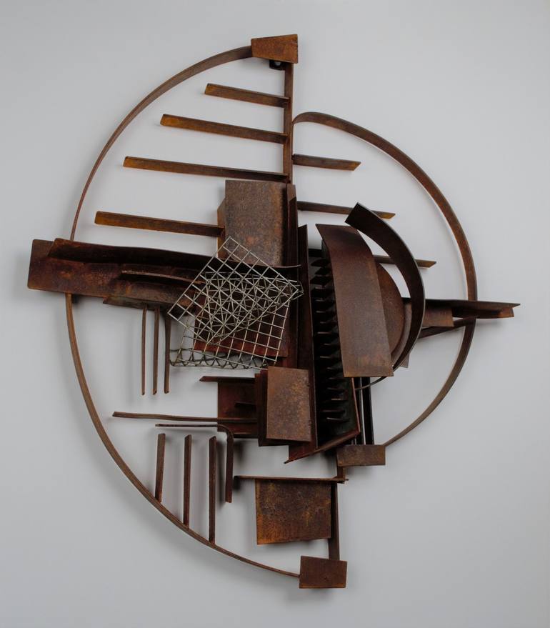 Original Abstract Wall Sculpture by Nick Moran