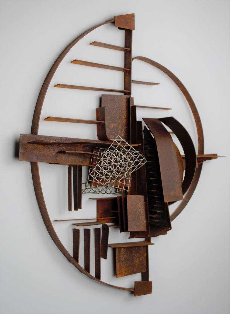 Original Abstract Wall Sculpture by Nick Moran