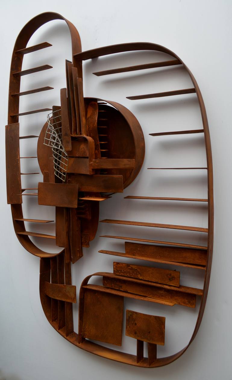 Original Abstract Wall Sculpture by Nick Moran