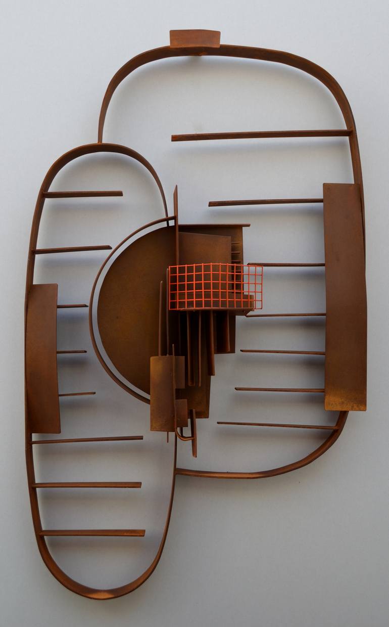 Original Abstract Wall Sculpture by Nick Moran