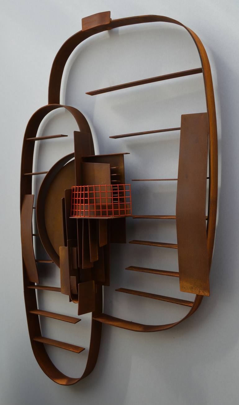 Original Abstract Wall Sculpture by Nick Moran