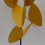 'Little wings' is an abstract sculpture from steel with a painted finish.