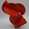 'Homeward bound' is an abstract sculpture from steel with a painted finish.