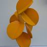 'sun ballet' is an abstract sculpture from steel with a painted finish.