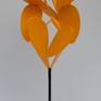 'yellow butterflies' is an abstract sculpture from steel with a painted finish.