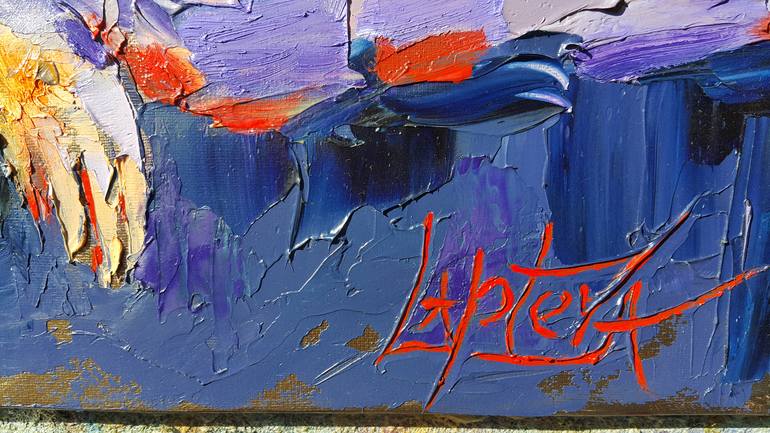 Original Abstract Expressionism Nude Painting by Viktorija Lapteva