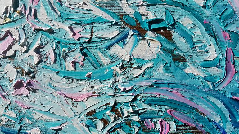 Original Abstract Expressionism Women Painting by Viktorija Lapteva