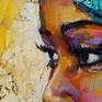 portrait african woman detail
