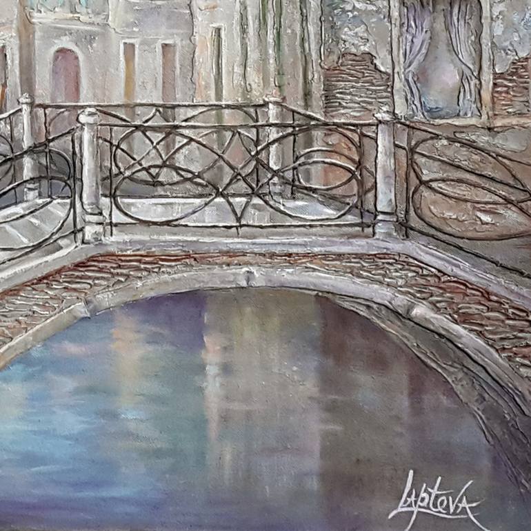 Original Impressionism Architecture Painting by VIKTORIJA LAPTEVA