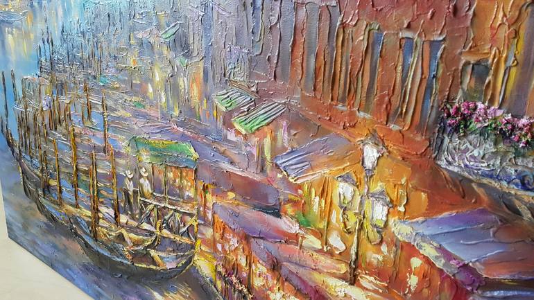 Original Expressionism Architecture Painting by Viktorija Lapteva