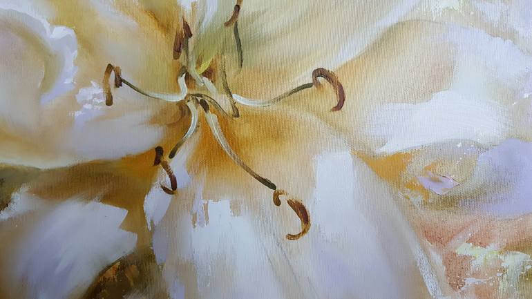 Original Fine Art Floral Painting by VIKTORIJA LAPTEVA