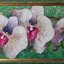 Orchid - flowers, painting in frame, author technique, resin on canvas, fluid
Artwork with flowers created by the artist with the use of modern material - resin. Contemporary Artwork has a glossy surface. 
Painting is sold with a frame.
Possible sale of painting without frame
Ships worldwide from Ukraine
