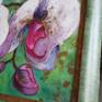 Orchid - flowers, painting in frame, author technique, resin on canvas, fluid
Artwork with flowers created by the artist with the use of modern material - resin. Contemporary Artwork has a glossy surface. 
Painting is sold with a frame.
Possible sale of painting without frame
Ships worldwide from Ukraine