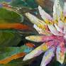 Water lilies, lily pond Detal