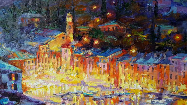 Original Impressionism Architecture Painting by VIKTORIJA LAPTEVA