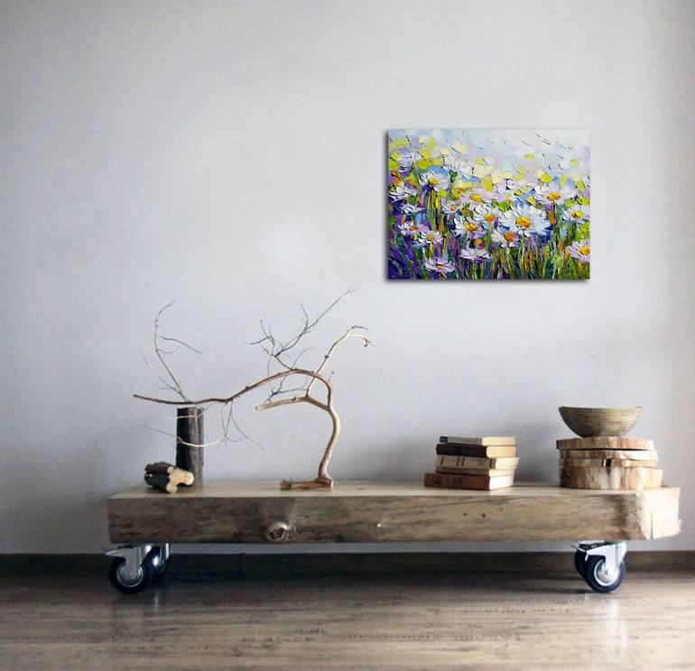 Original Expressionism Floral Painting by VIKTORIJA LAPTEVA