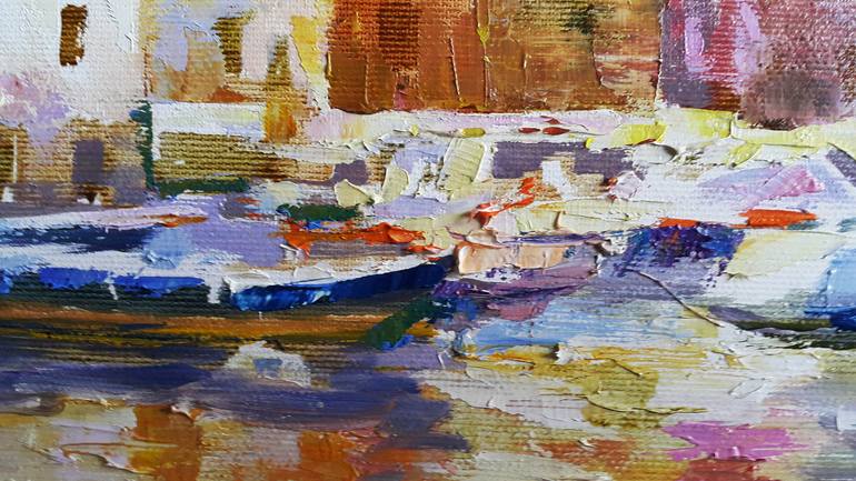 Original Impressionism Landscape Painting by VIKTORIJA LAPTEVA