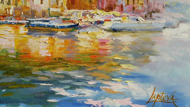 Original Impressionism Landscape Painting by VIKTORIJA LAPTEVA