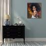 Painting portrait of a black woman - Interior