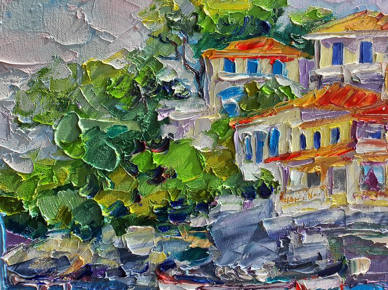 Original Impressionism Landscape Painting by VIKTORIJA LAPTEVA