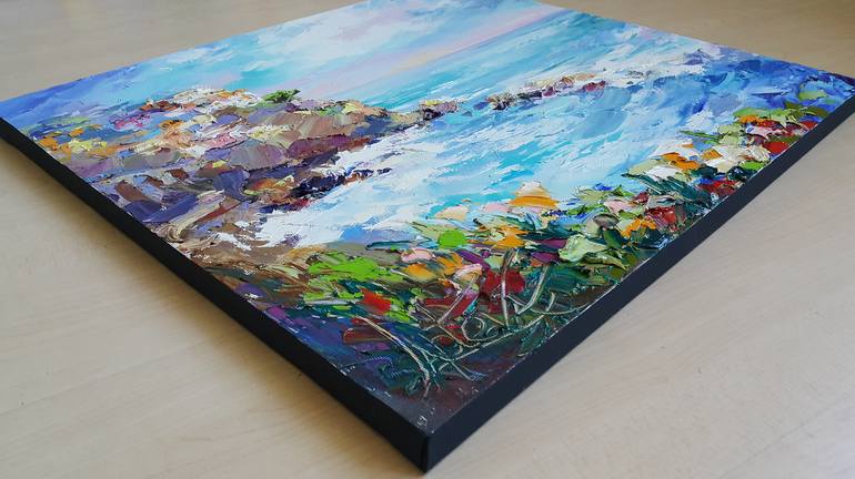 Original Impressionism Landscape Painting by VIKTORIJA LAPTEVA