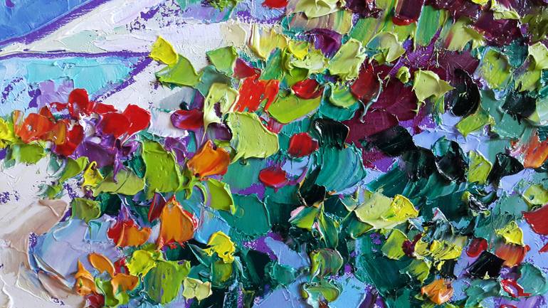 Original Impressionism Landscape Painting by Viktorija Lapteva
