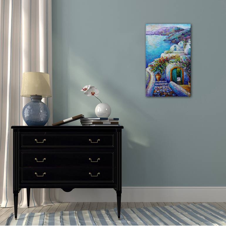 Original Impressionism Landscape Painting by Viktorija Lapteva