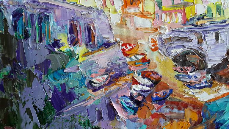 Original Expressionism Architecture Painting by Viktorija Lapteva